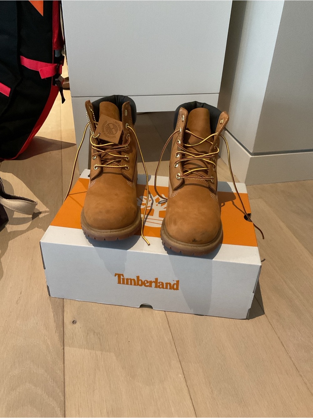 Women’s Timberland premium 6” lace waterproof boots in wheat